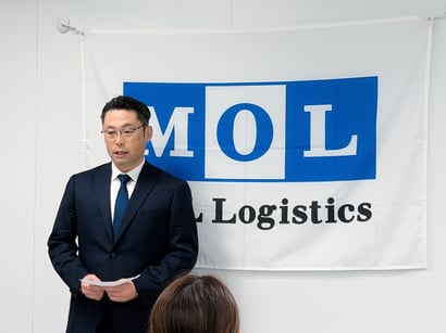 入社式③伊藤社長挨拶_商船三井ロジスティクス